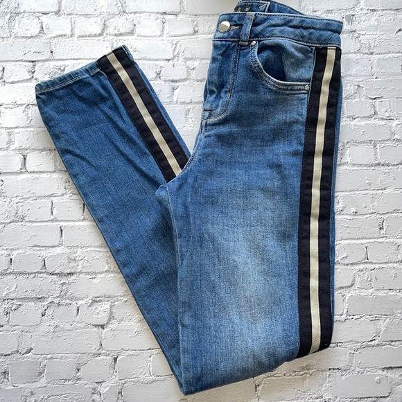 KAREN MILLEN | Side Stripe Jeans - Picture 2 of 16